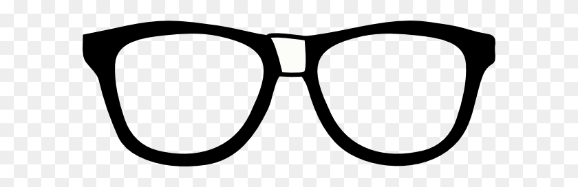 600x213 Бесплатные Изображения Hipster Glasses - Math Clipart Black And White