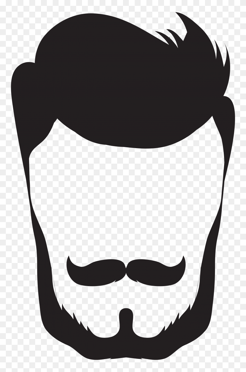 5144x8000 Hipster Hair And Beard Png Clip - Nose Clipart PNG