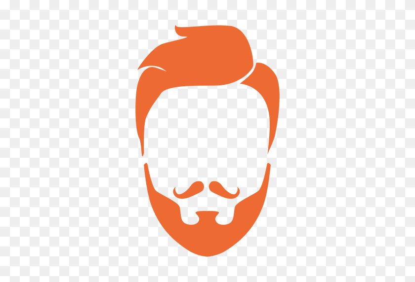512x512 Hipster Man Beard And Moustache - Hipster PNG