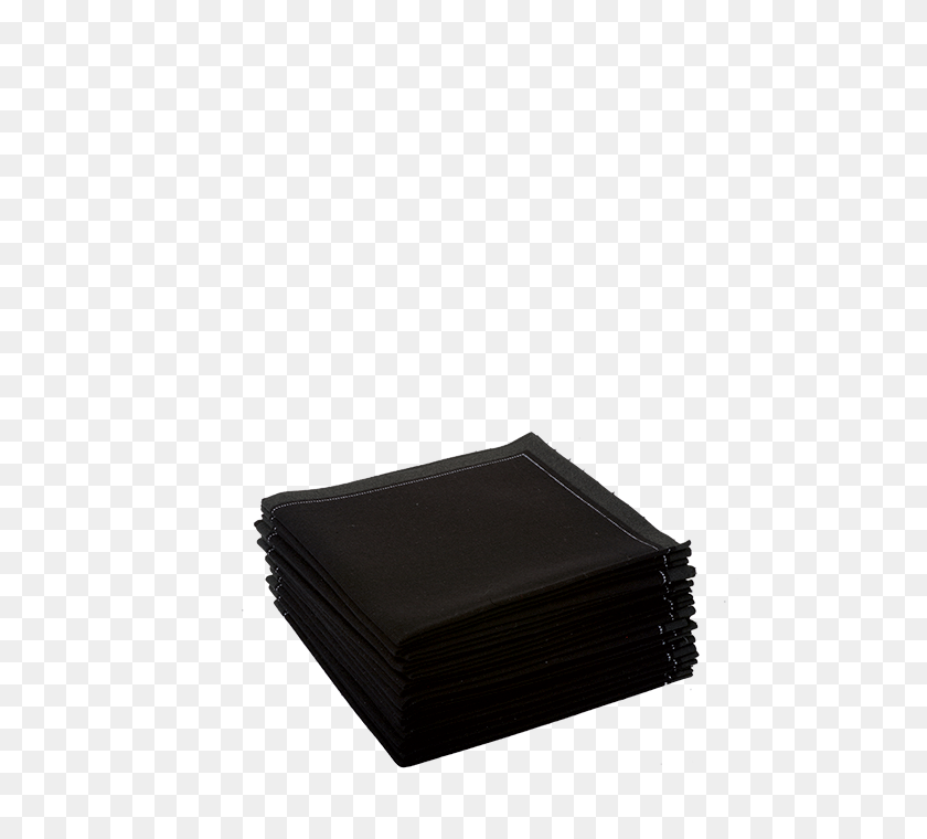 700x700 Прокат Салфеток Для Коктейлей Черные Складчатые Х См - Салфетка Png