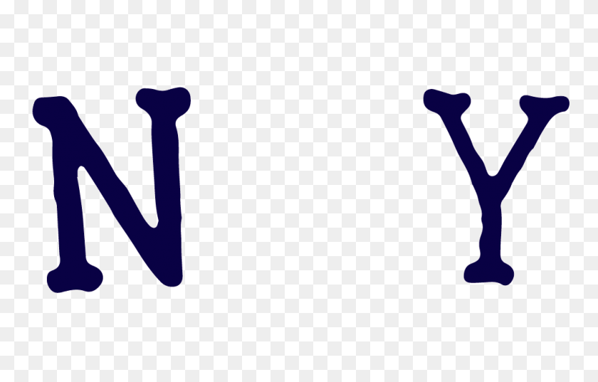 1000x612 History Of The New York Yankees Logo Fine Print Art - New York Yankees Logo PNG