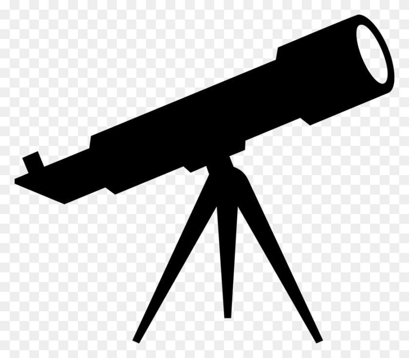 865x750 History Of The Telescope Computer Icons - Telescope Clipart Black And White