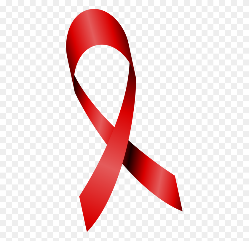 393x750 Hivaids Red Ribbon World Aids Day Hiv Positive People Free - Positive Clipart