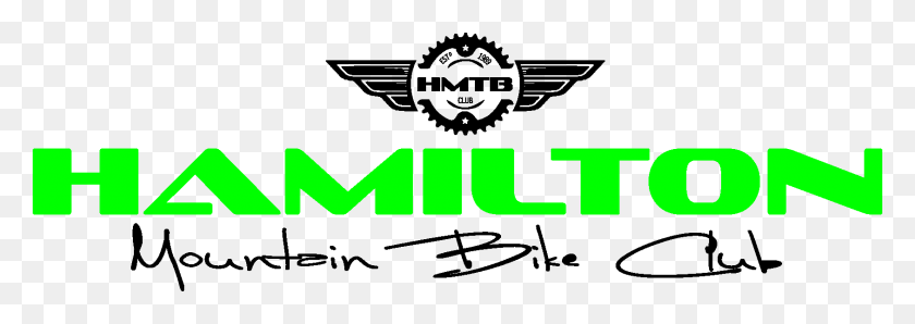 1687x516 Hmtb Club Logo Black Lettering Hamilton Mountain Bike Club - Mountain Bike Clip Art