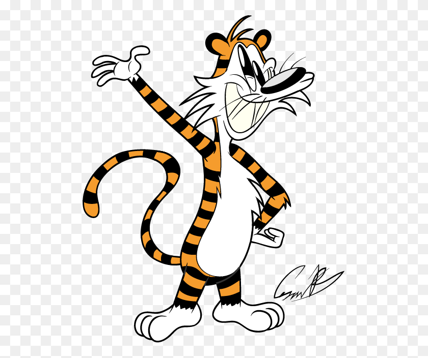 515x644 Hobbes - Calvin And Hobbes Clipart