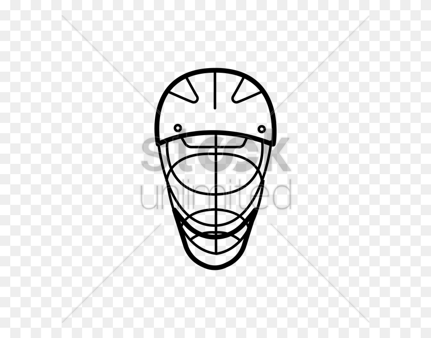 600x600 Хоккейный Вратарский Шлем Векторное Изображение - Клипарт Хоккейный Вратарь