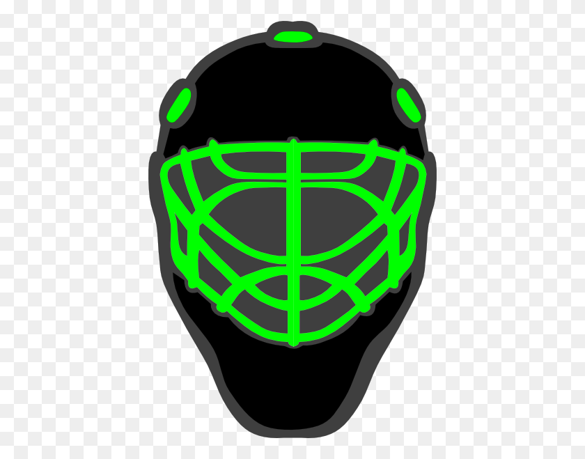 414x599 Hockey Helmet Clip Arts Download - Motorcycle Helmet Clipart