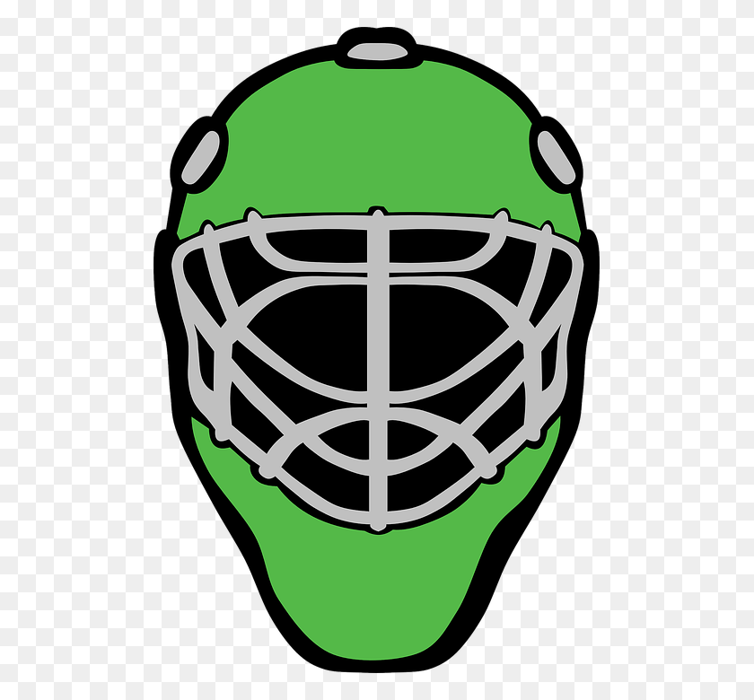 497x720 Hockey Hockey Helmet, Helmet - Field Hockey Clipart