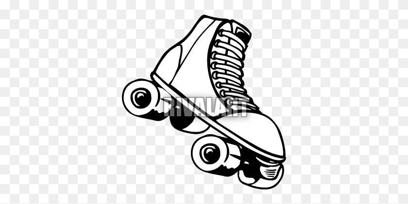 338x361 Hockey Skate Clip Art Roller - Skate Clipart