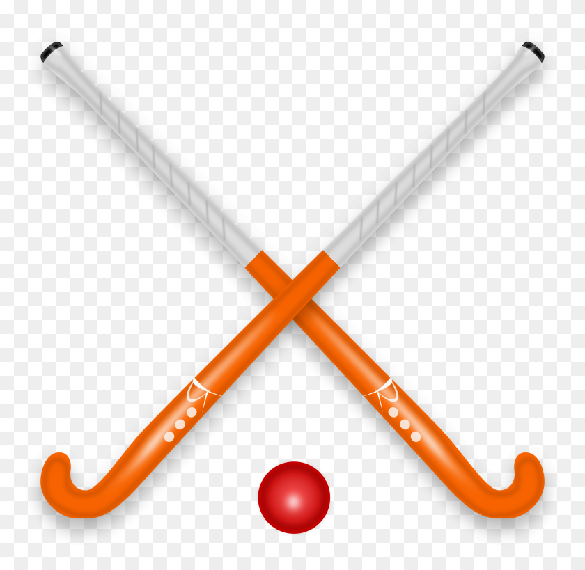 2400x2336 Hockey Stick Ball Icons Png - Hockey Stick PNG