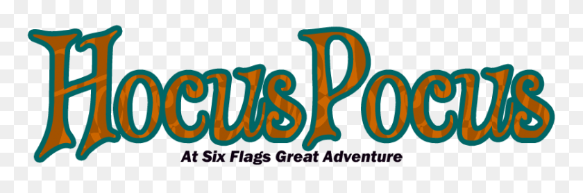 834x234 Hocus Pocus En Six Flags Gran Aventura - Hocus Pocus Png