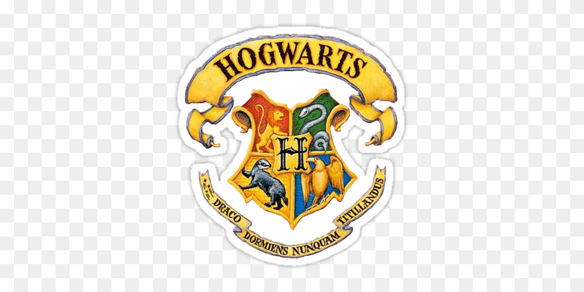 375x360 Hogwarts Crest Stickers - Hogwarts Crest PNG