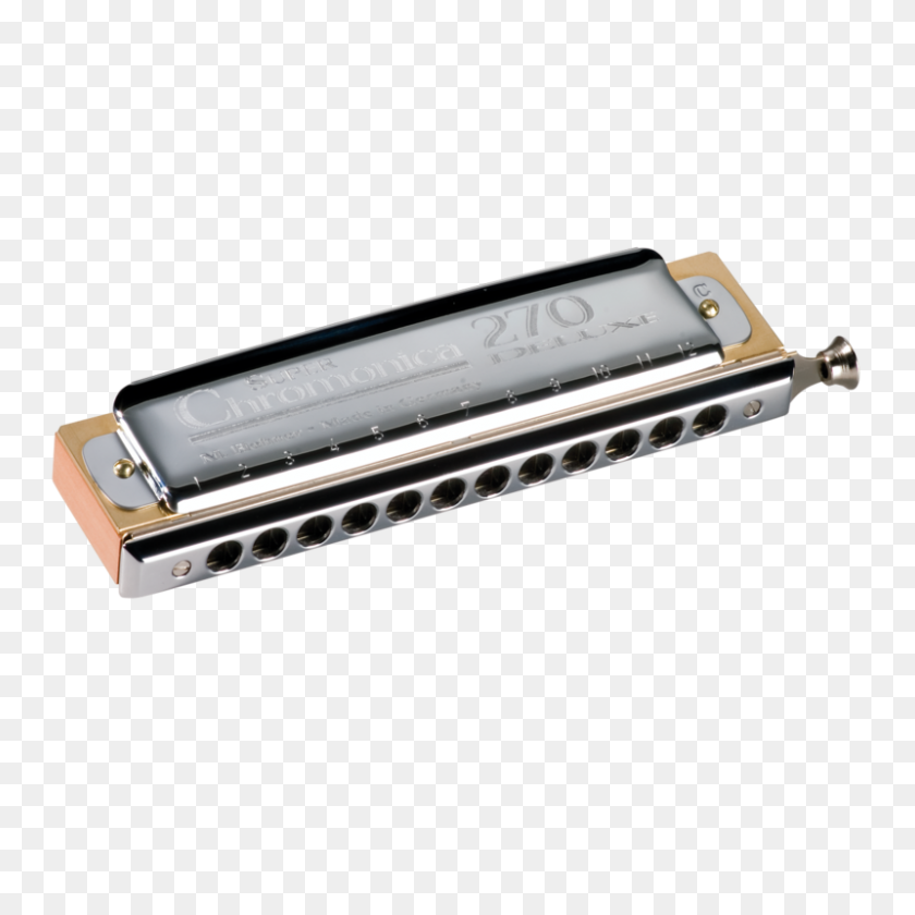 800x800 Hohner Super Chromonica Deluxe - Armónica Png