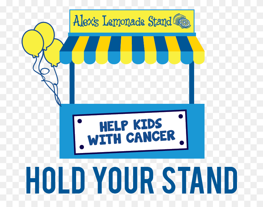 701x600 Hold A Lemonade Stand Alex's Lemonade Stand Foundation - Lemonade Stand PNG