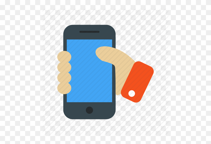 512x512 Hold, Holding, Mobile, Phone, Photo, Screen, Smartphone Icon - Holding Phone PNG