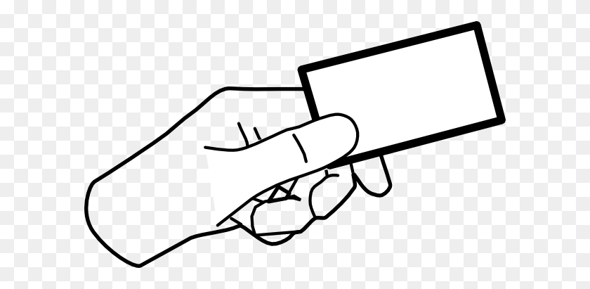 600x351 Holding Cards Cliparts - Hand Holding Something Clipart