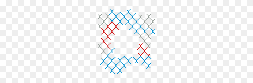 190x217 Hole In The Chain Link Fence - Chain Link Fence PNG