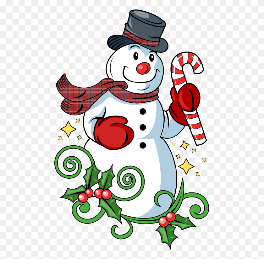 493x765 Holiday Snowman Clip Art - Snowman Hat Clipart