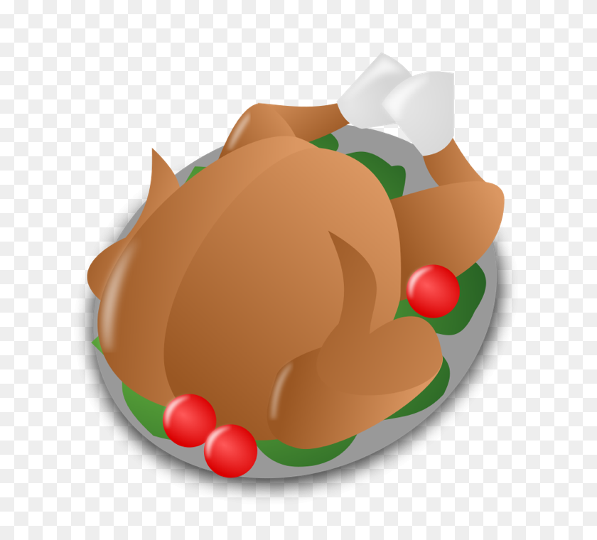 700x700 Holiday Turkey Clip Art Clip Art - Turkey Food Clipart