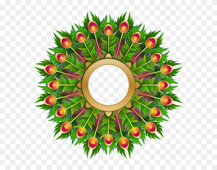 600x600 Holiday Wreath Png Clip Arts For Web - Holiday Wreath Clip Art