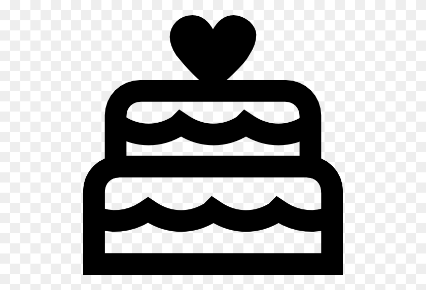 512x512 Праздники Свадебный Торт Значок Android Iconset - Свадебный Торт Клипарт Черный И Белый