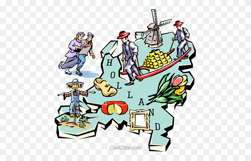 473x480 Holland Clipart Free Clip Art Images - City Map Clipart