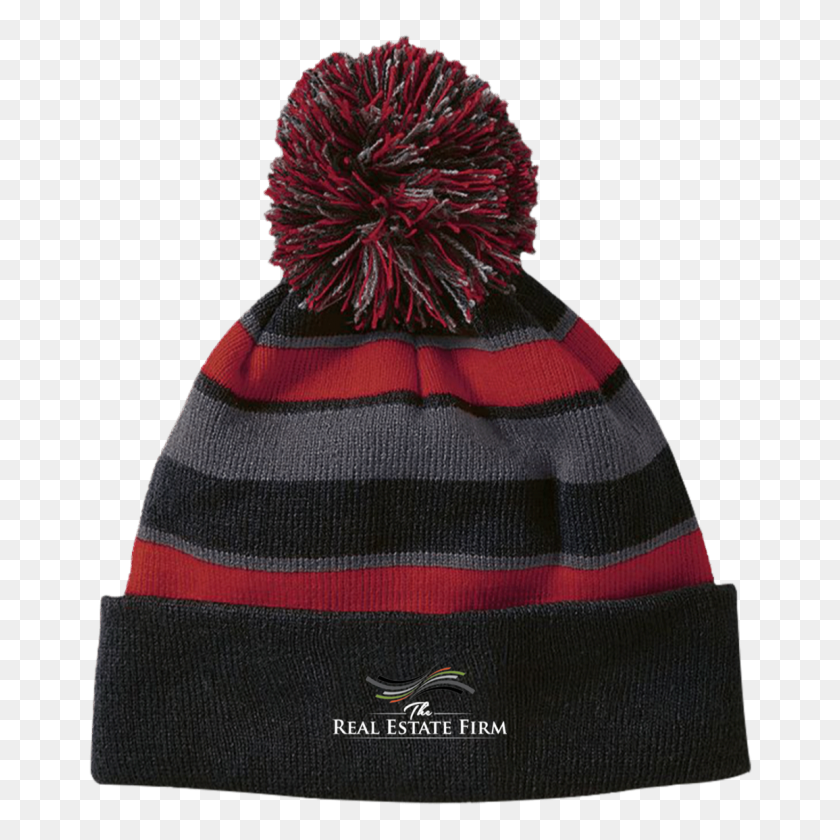 1155x1155 Holloway Striped Beanie With Pom Tref Swag - Swag Hat PNG