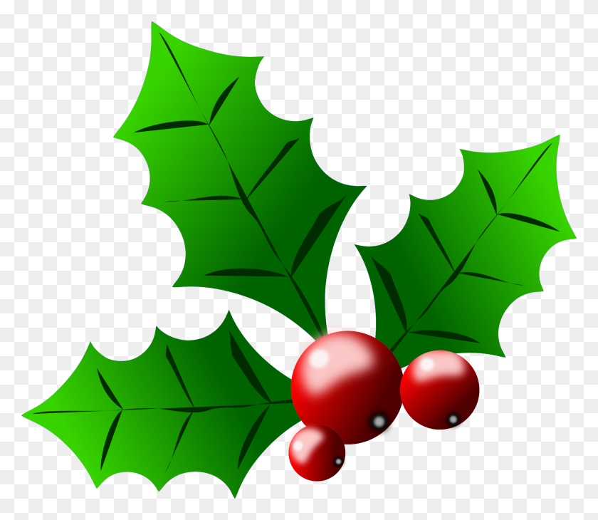2400x2062 Holly Berries Icons Png - Holly PNG