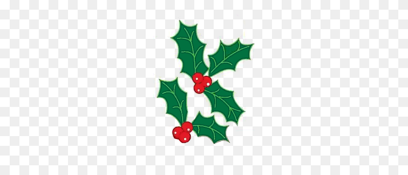 209x300 Holly Sprigs Holidaychristmashollyholly Clipart - Christmas Holly Clipart
