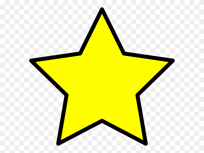 600x571 Hollywood Star Clipart - Online Clipart Maker
