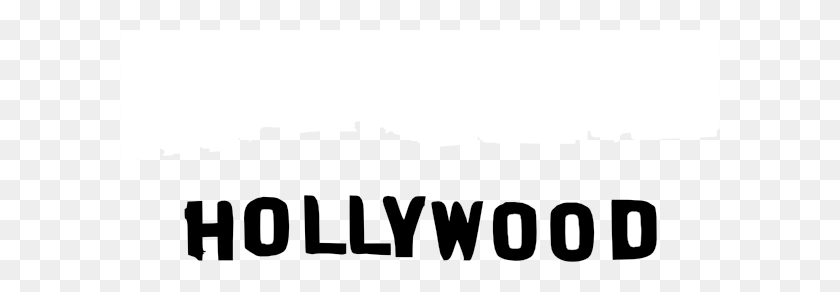 600x232 Hollywoodland Sign, Vector Art - Hollywood Sign Clipart
