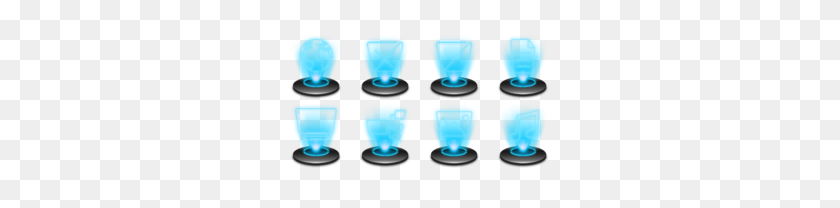 281x148 Holographic Icons Collection, Holographic Pack Free Download - Hologram PNG