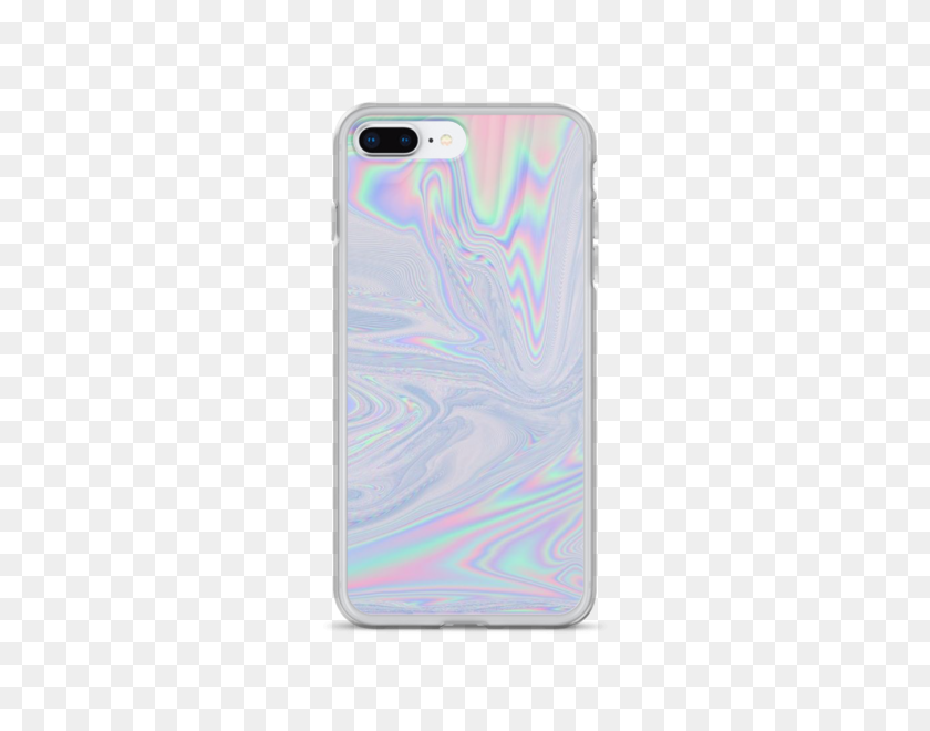 600x600 Holographic Pattern Iphone Case Cases - Holographic PNG