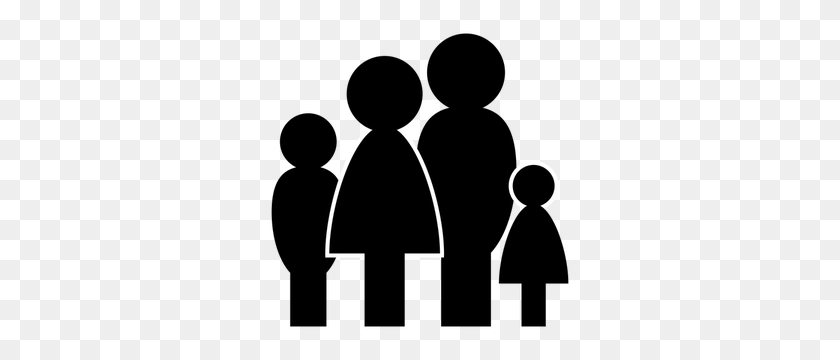 300x300 Holy Family Silhouette Clip Art - Holy Family Clipart