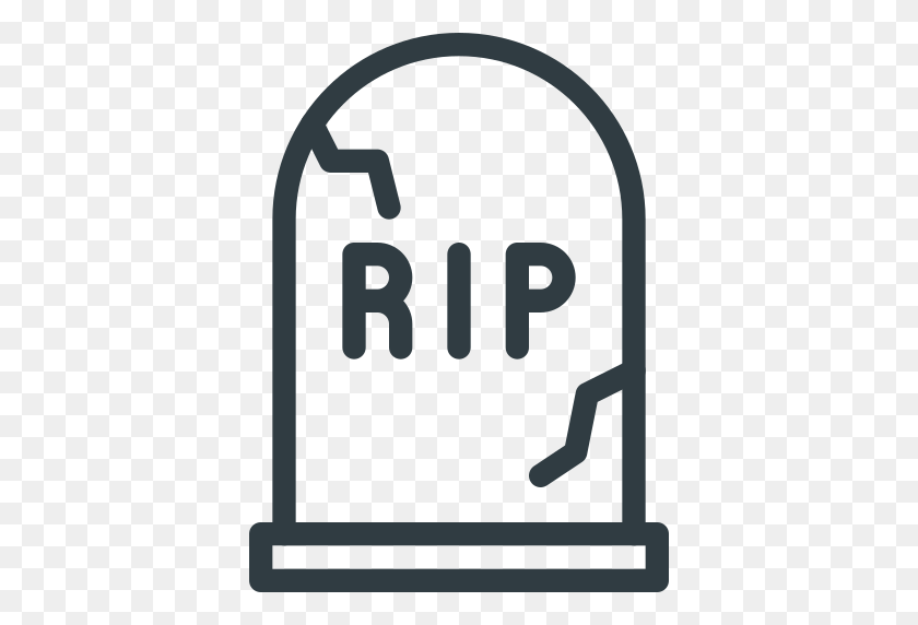 512x512 Holyday, Halloween, Cemetery, Grave, Stone, Yard, Rip Icon Free - Rip PNG