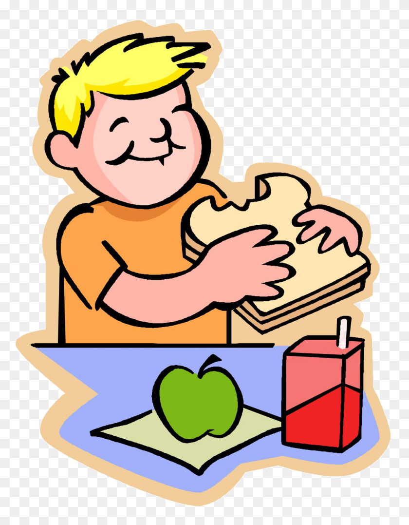 1018x1328 Home - School Lunch Clipart
