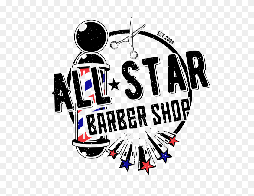 640x588 Home - Barber Shop Logo PNG