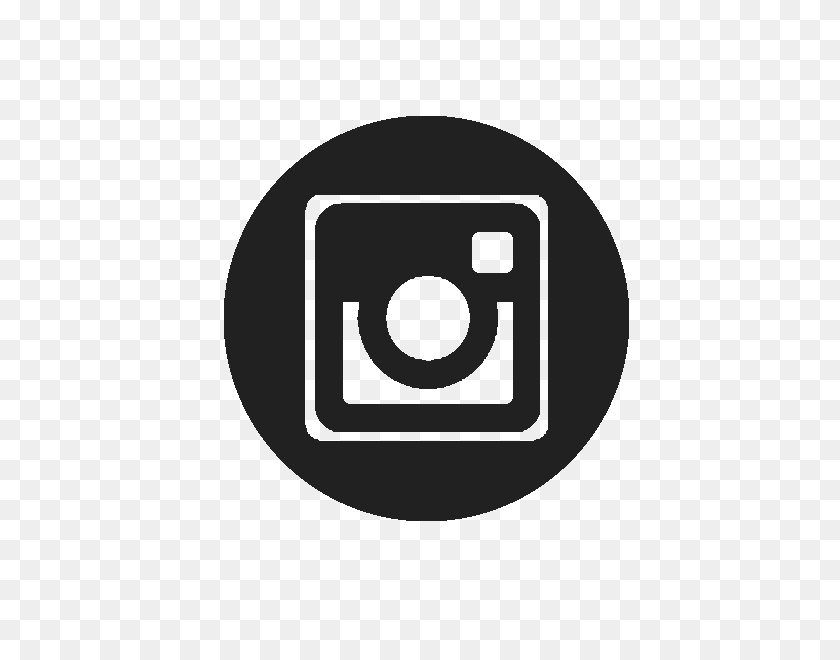 600x600 Home - Instagram Black PNG