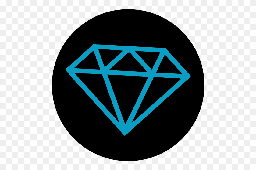 500x500 Inicio Teñido De Diamante Negro - Diamante Negro Png