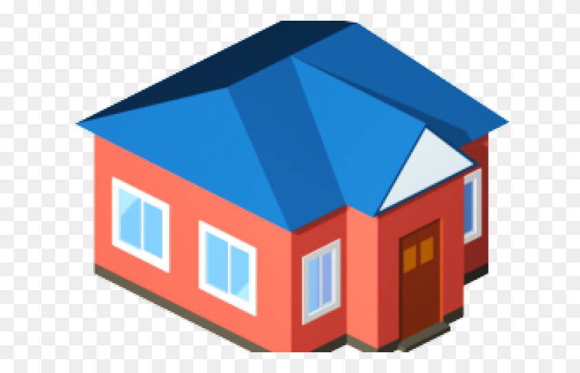 640x480 Home Clipart Red House - Red House Clipart