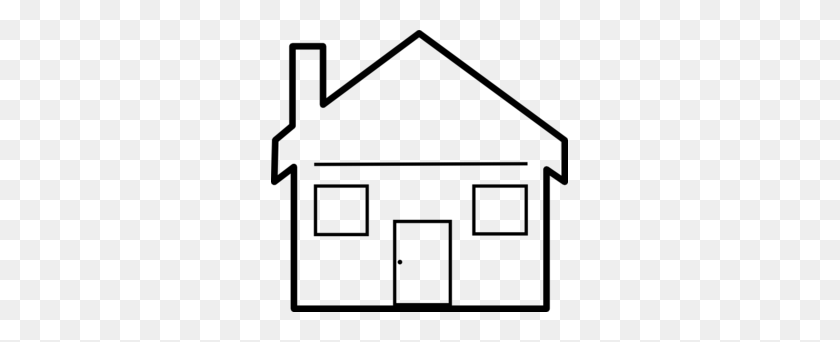 297x282 Home Construction Clipart Black And White - White House Clipart Black And White