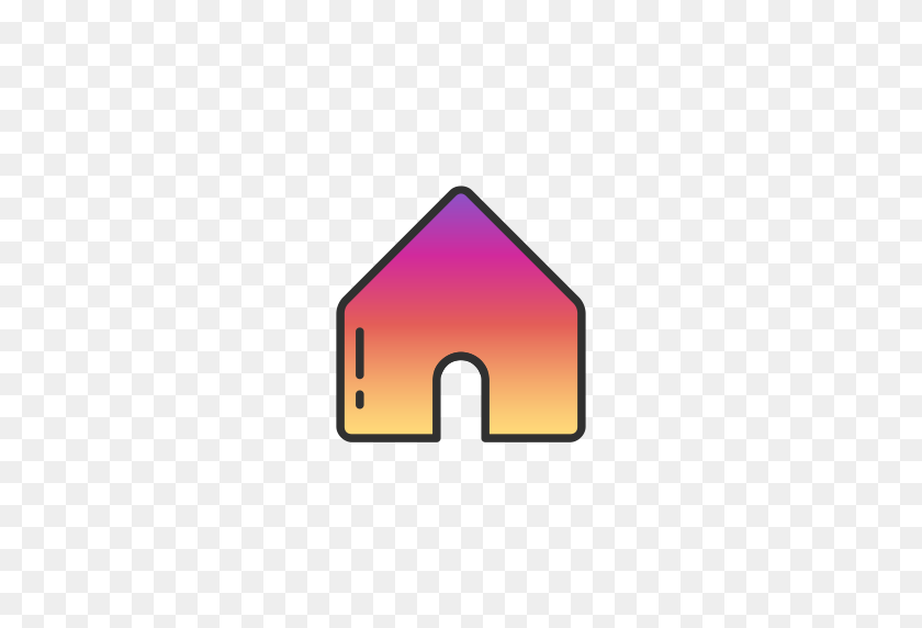 512x512 Home, Home Page, Instagram - Instagram Button PNG