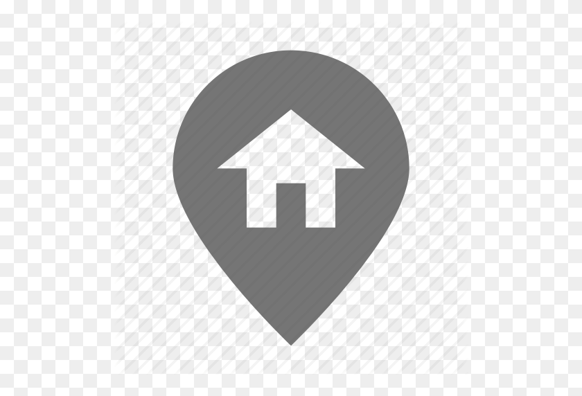 512x512 Home, House, Location, Pn - Location Pin PNG