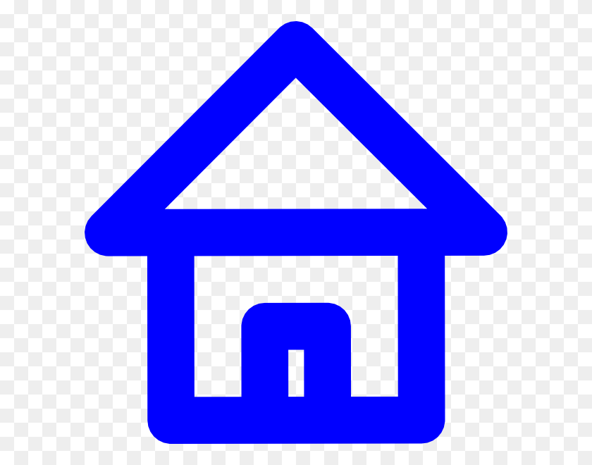 600x600 Home Icon Clip Art - House Clipart No Background