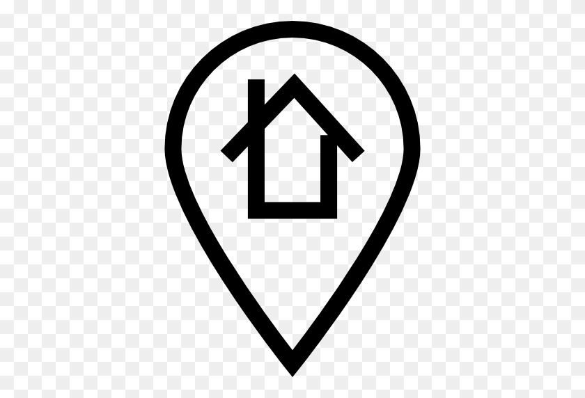 512x512 Home Location Marker - Location Icon PNG