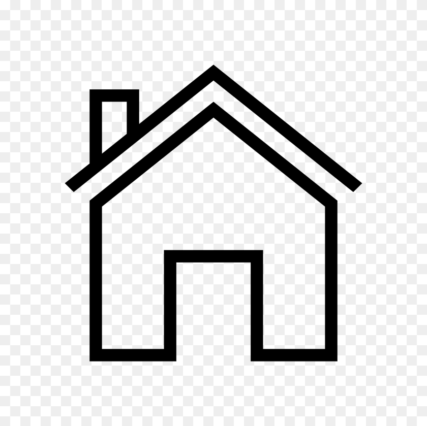 2000x2000 Home Outline Images Home Pictures, Home Outline - House Silhouette PNG