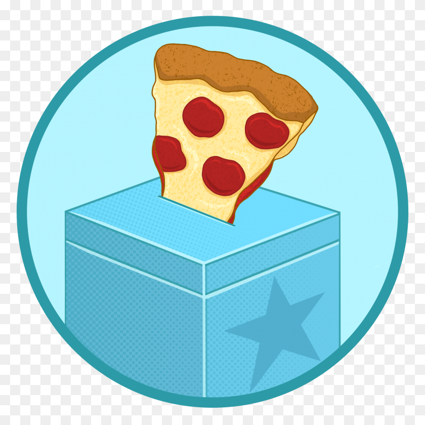 1907x1906 Home Pizza To The Polls - Pizza Box PNG