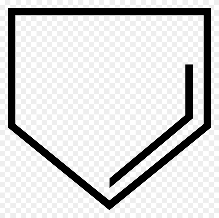 980x978 Home Plate Png Icon Free Download - Plate PNG