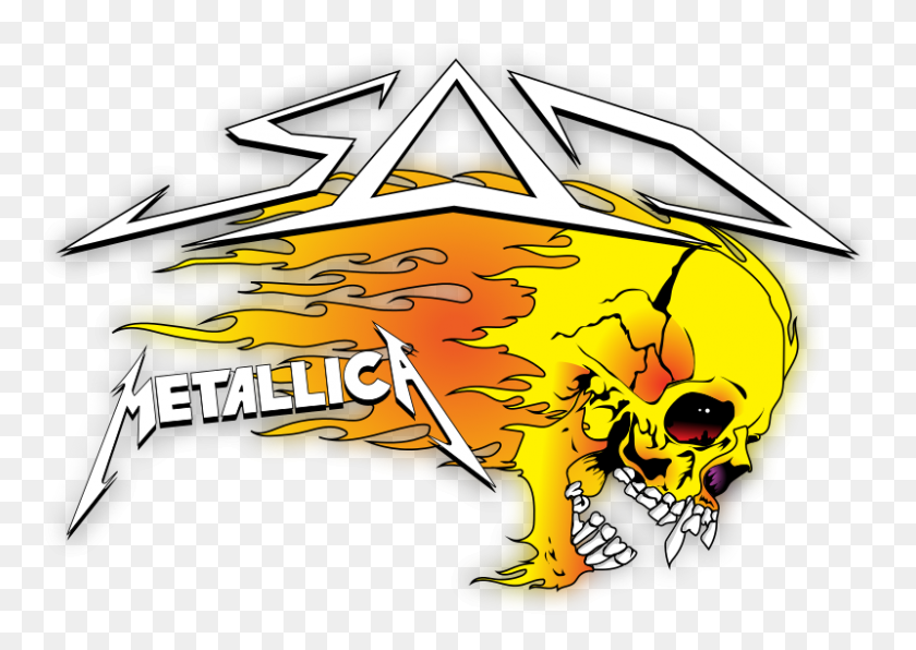800x550 Home Sad - Metallica Logo PNG