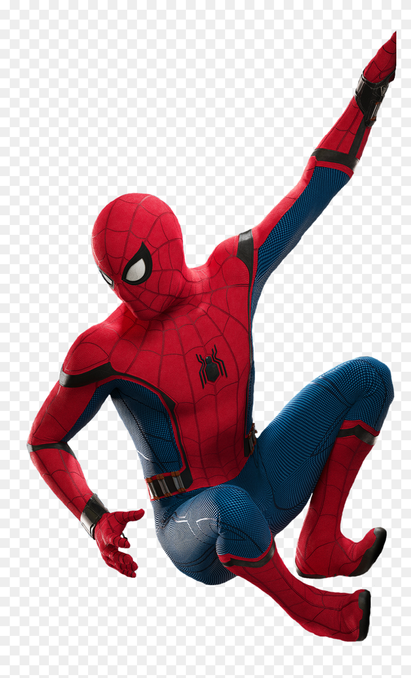 980x1666 Home To Transparent Superheroes Tom Holland In Man - Tom Holland PNG